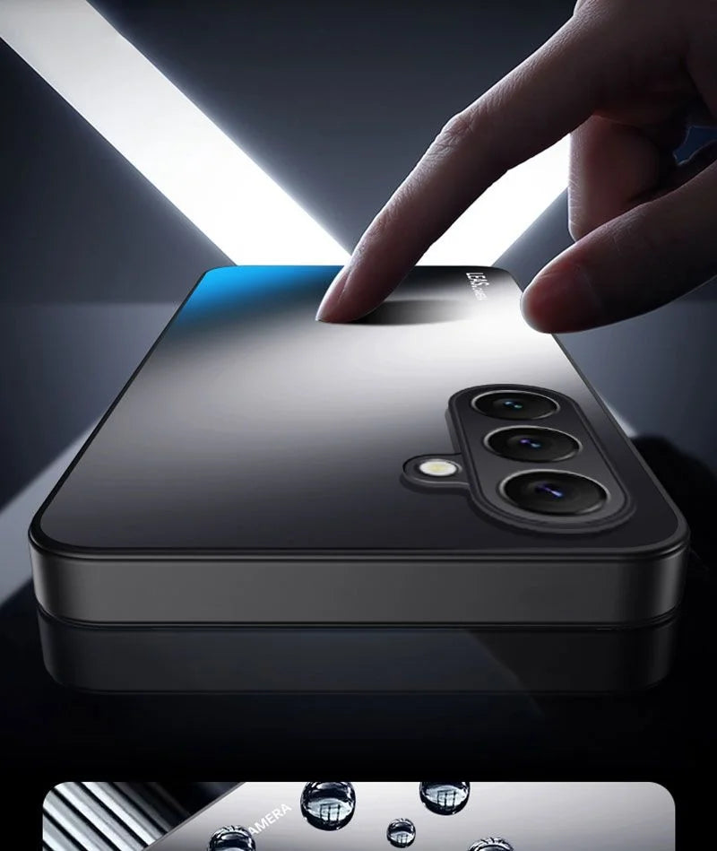 Ring Holder Hard Matte Case for Samsung Galaxy