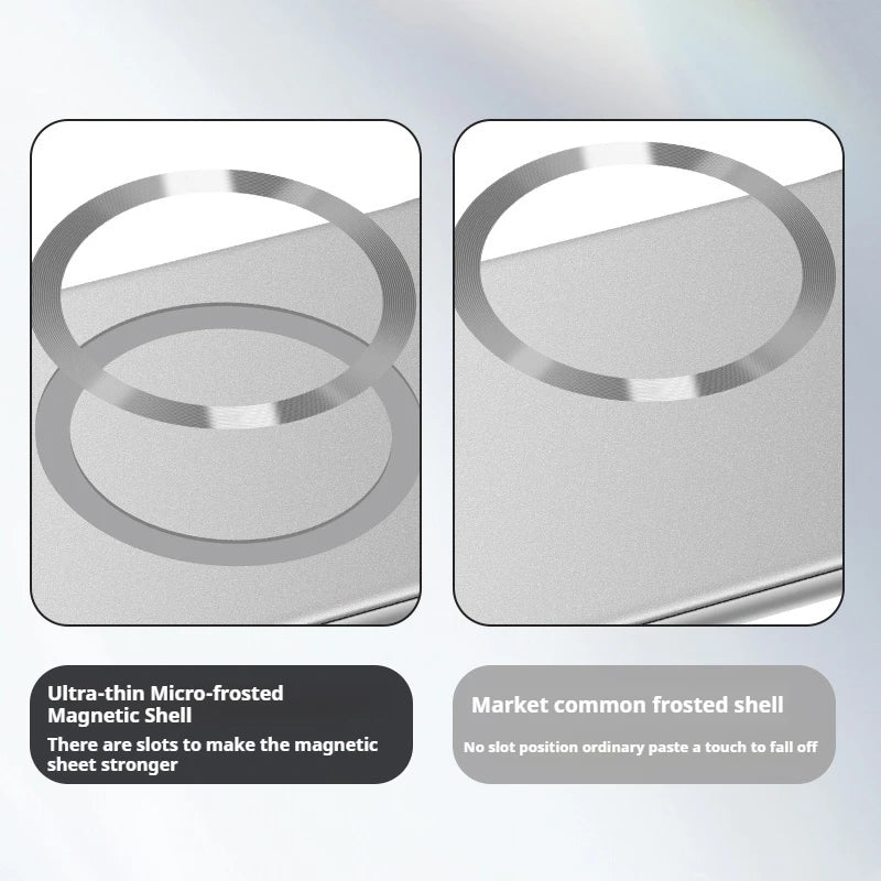 Magnetic Borderless Hard Case For Samsung Galaxy