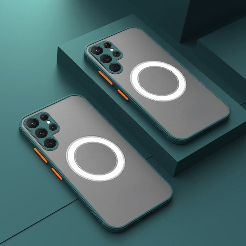 Translucent Shockproof Matte Case For Samsung